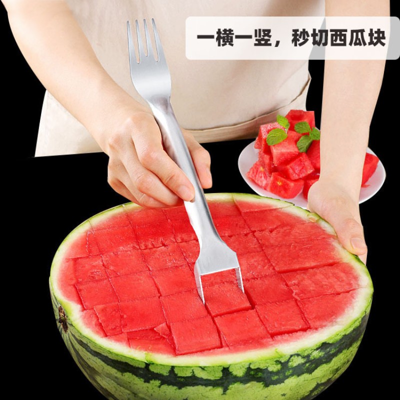 Watermelon Slicer Cutter - Paslanmaz çelik karpuz kesici, fantezi kesme