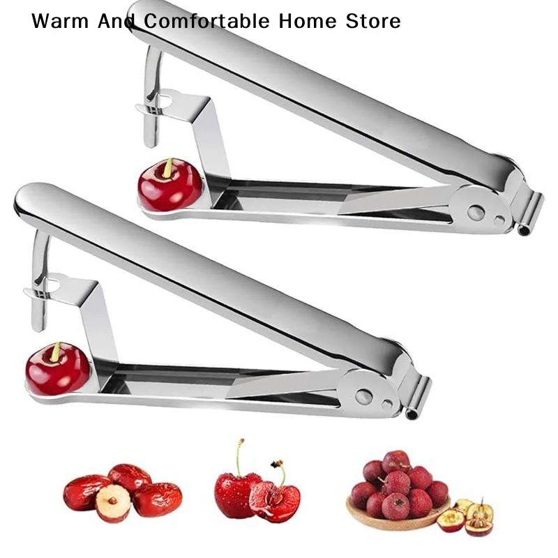 Kitchen Gadgets Useful - Çok Fonksiyonlu Çekirdek Çıkarma Aleti Kirazlar,