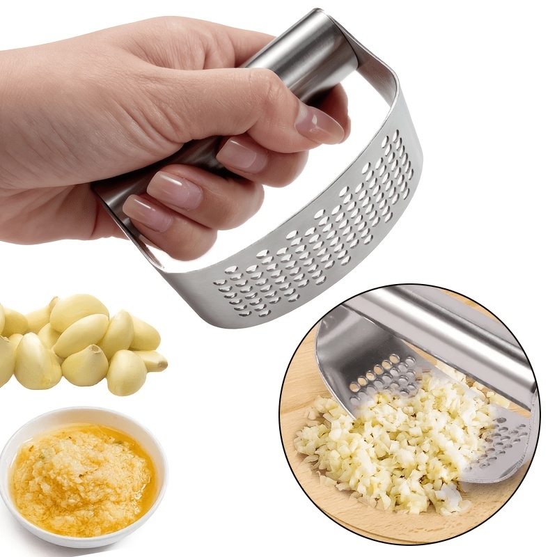 Kitchen Gadgets Useful - Paslanmaz Çelik Halka Manuel Sarımsak Ezici