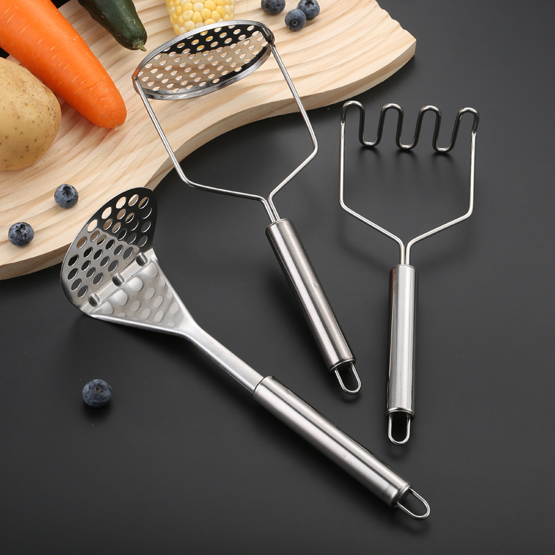 Kitchen Gadgets For Kids - Paslanmaz Çelik Patates Ezici Manuel Meyve