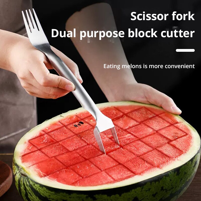 Watermelon Slicer Cutter - 1 adet Çok amaçlı Taşınabilir 2In1