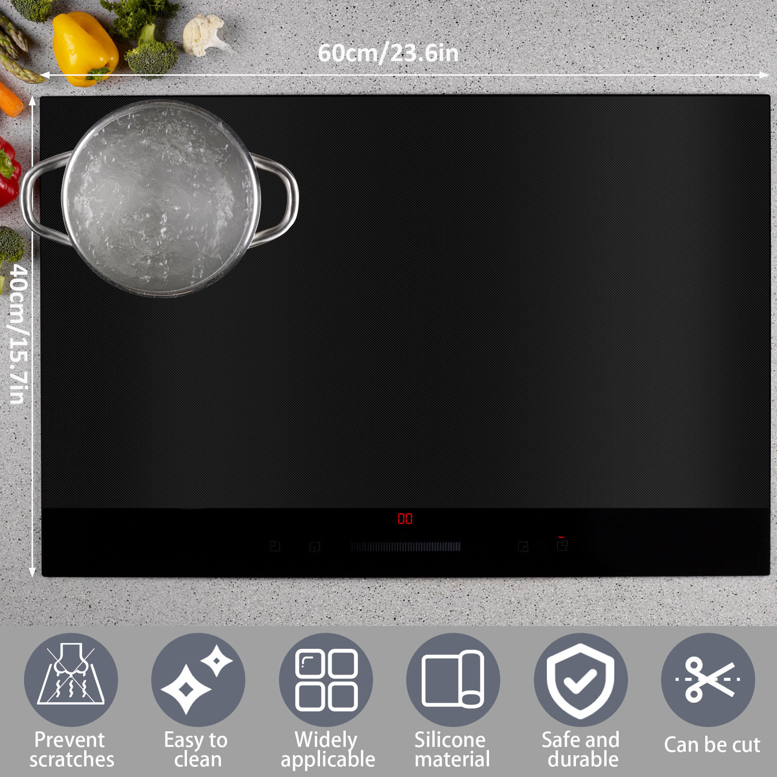 Indüksiyon ocak kapağı silikon - Kitchen Gadgets Must Have incelemesi ve fiyatı