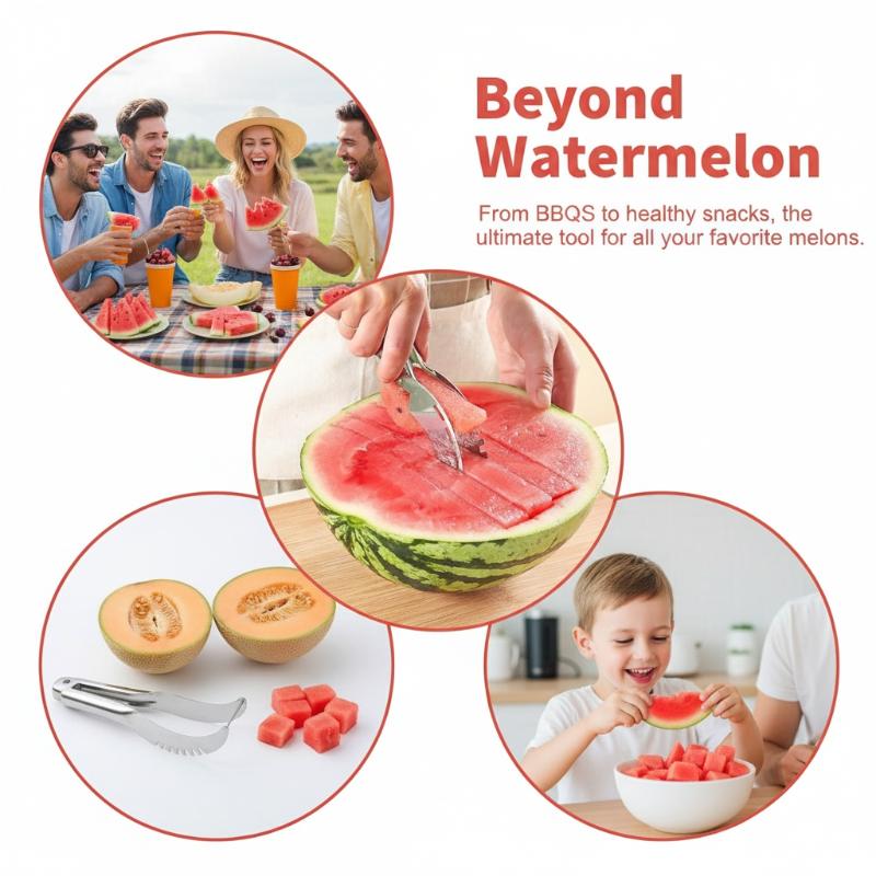 Paslanmaz Çelik Yel Değirmeni  - Watermelon Slicer Cutter incelemesi ve fiyatı
