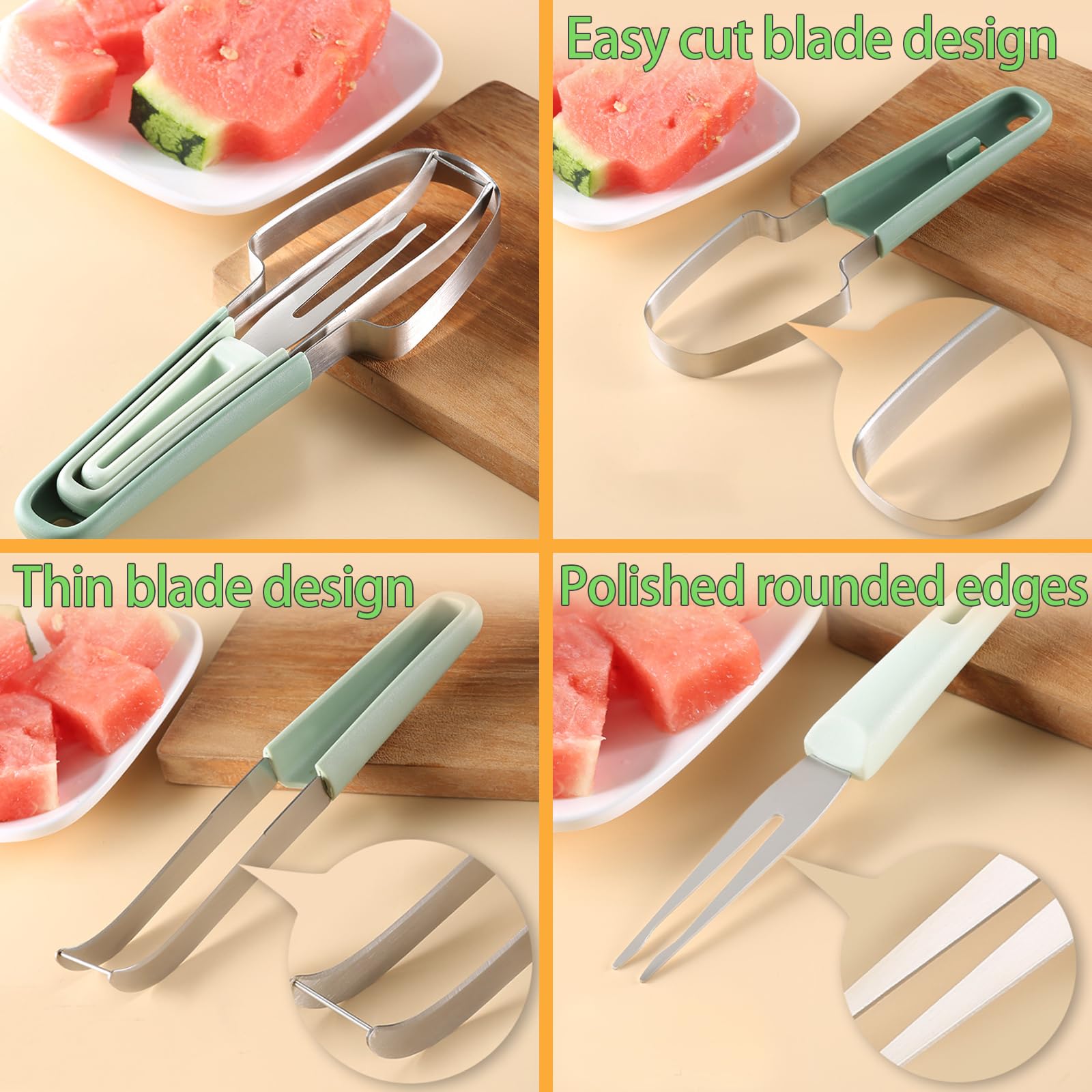 3'ü 1 Arada Karpuz Çatalı Dili - Watermelon Slicer Cutter incelemesi ve fiyatı