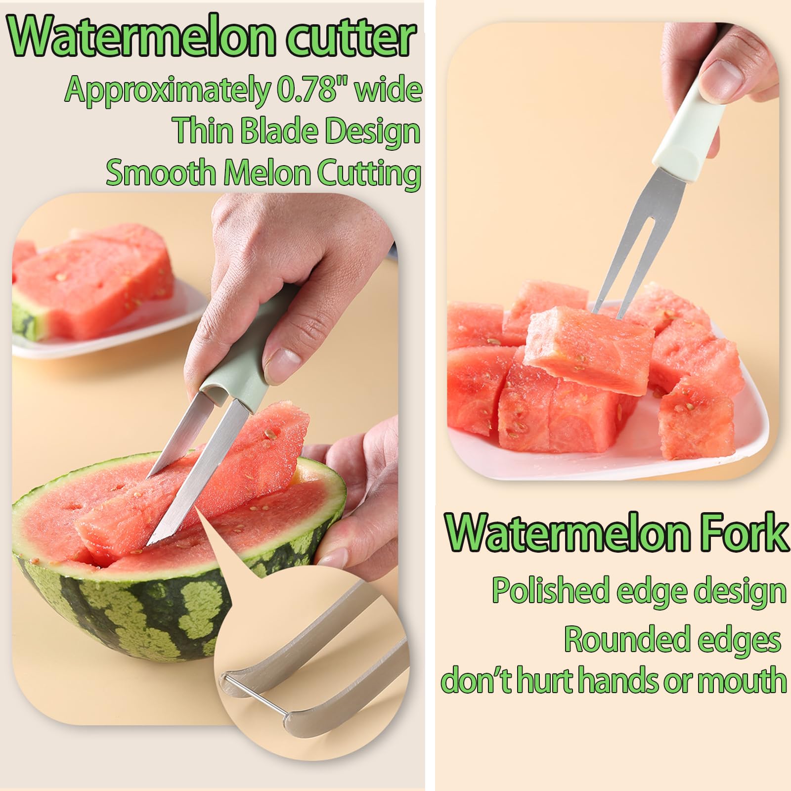 3'ü 1 Arada Karpuz Çatalı Dili - Watermelon Slicer Cutter incelemesi ve fiyatı
