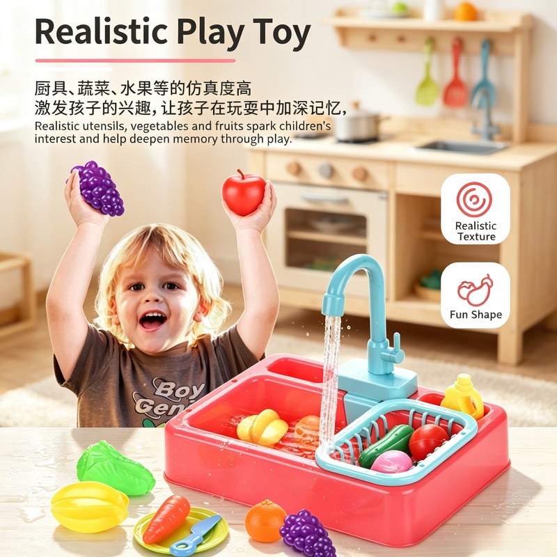 Mutfak Oyuncak Plastik Bulaşık - Kitchen Gadgets For Kids incelemesi ve fiyatı