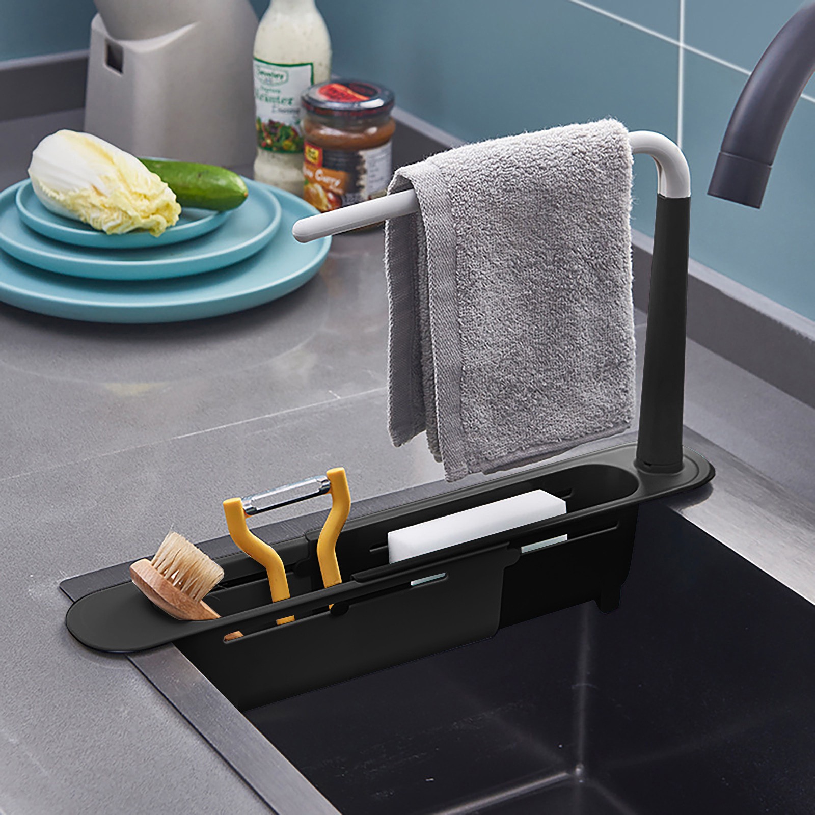 Elescopic lavabo raf süzgeç ra - Kitchen Gadgets Useful incelemesi ve fiyatı