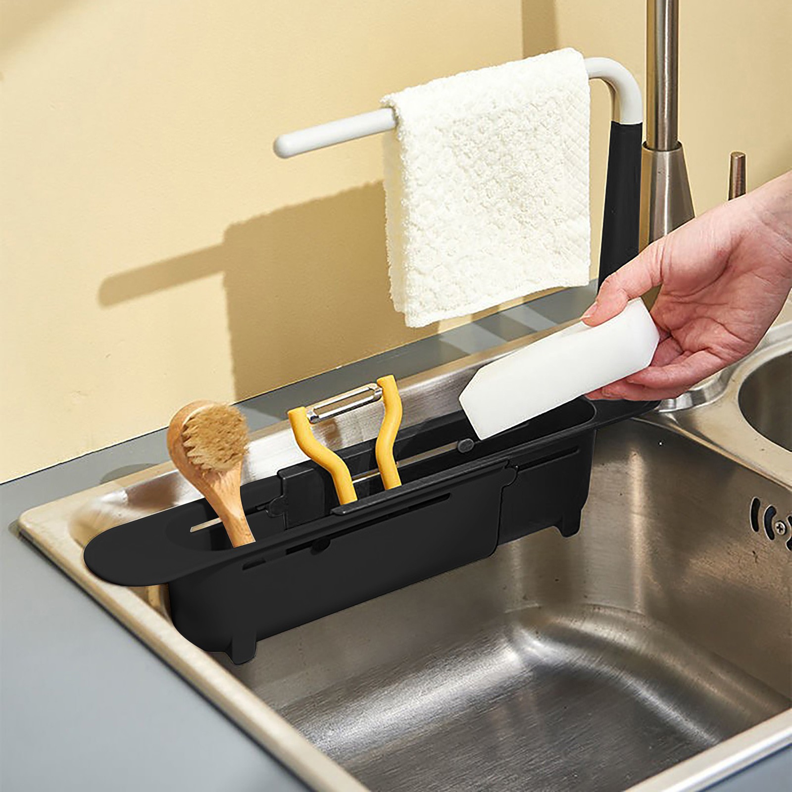 Elescopic lavabo raf süzgeç ra - Kitchen Gadgets Useful incelemesi ve fiyatı