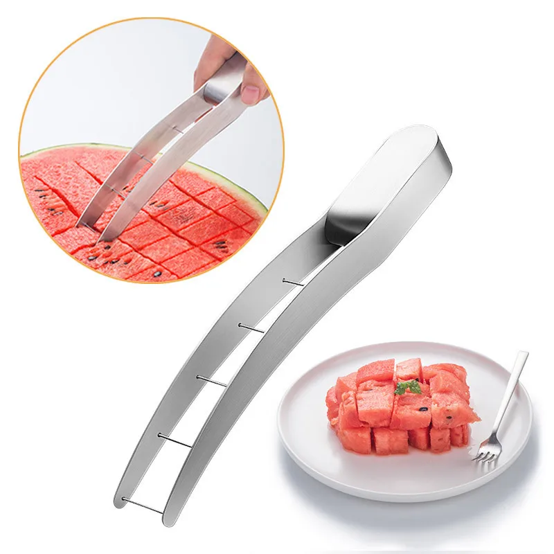 304 paslanmaz çelik karpuz bıç - Watermelon Slicer Cutter incelemesi ve fiyatı