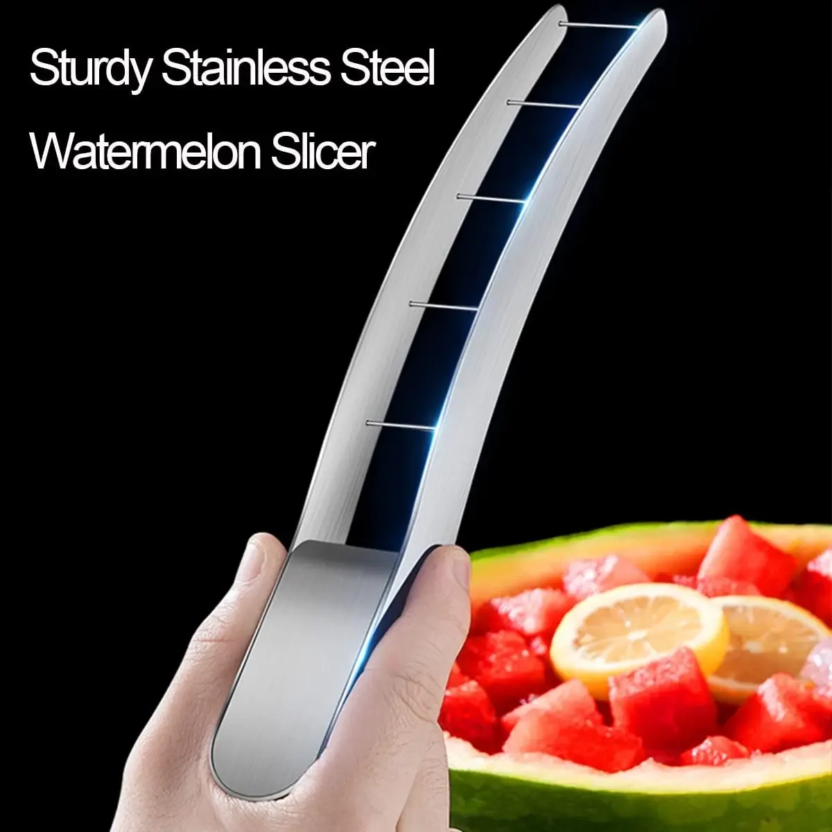 304 paslanmaz çelik karpuz bıç - Watermelon Slicer Cutter incelemesi ve fiyatı