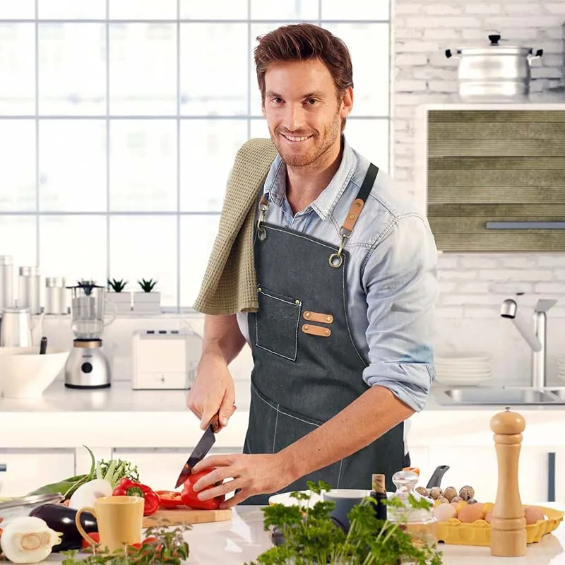 Ev Kanvas Önlük Yağ geçirmez E - Kitchen Gadgets Trending incelemesi ve fiyatı