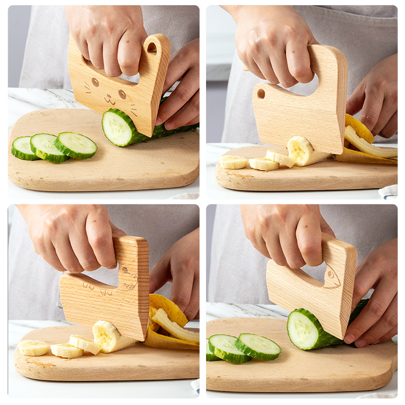 Ahşap Çocuk Bıçağı Pişirme içi - Kitchen Gadgets For Kids incelemesi ve fiyatı