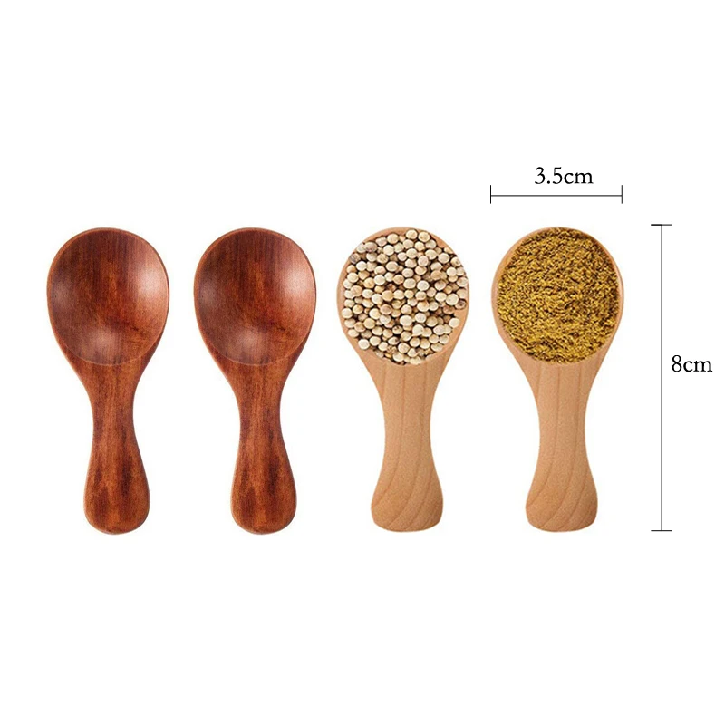 4 adet Mini Tahta Kaşık Küçük  - Kitchen Gadgets For Kids incelemesi ve fiyatı