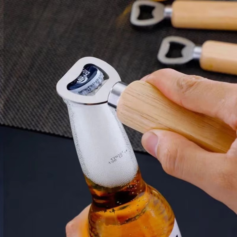 Paslanmaz Çelik Ahşap Şişe Aça - Kitchen Gadgets To Gift incelemesi ve fiyatı